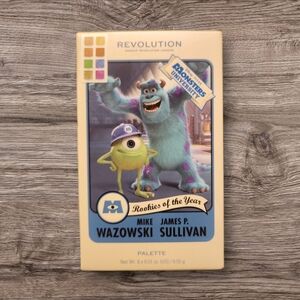 Revolution x Monsters University Mike & Sulley Scare Card - 8 Shadow Palette NIB